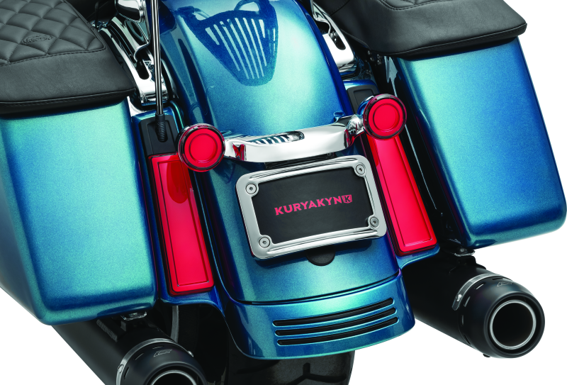 Kuryakyn Tracer Filler Panel Lights Red Lens Tail Lights Kuryakyn