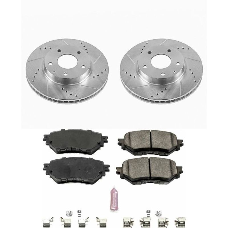 Power Stop 14-16 Mazda 3 Front Z23 Evolution Sport Brake Kit Brake Kits - Performance D&S PowerStop