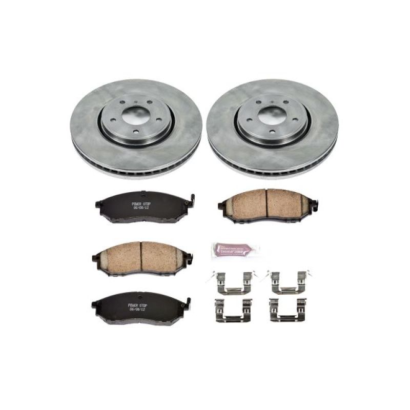 Power Stop 05-12 Infiniti FX35 Front Autospecialty Brake Kit Brake Kits - OE PowerStop