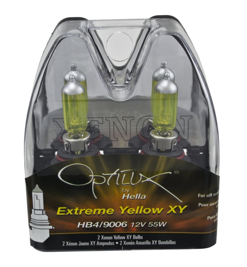 Hella Optilux HB4 9006 12V/55W XY Xenon Yellow Bulb Bulbs Hella