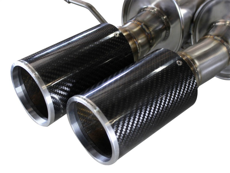 aFe MACHForce XP Exhaust 304SS Cat-Back w/ Carbon Fiber Tips 12-13 BMW M5 (F10) V8 4.4L (tt) Catback aFe