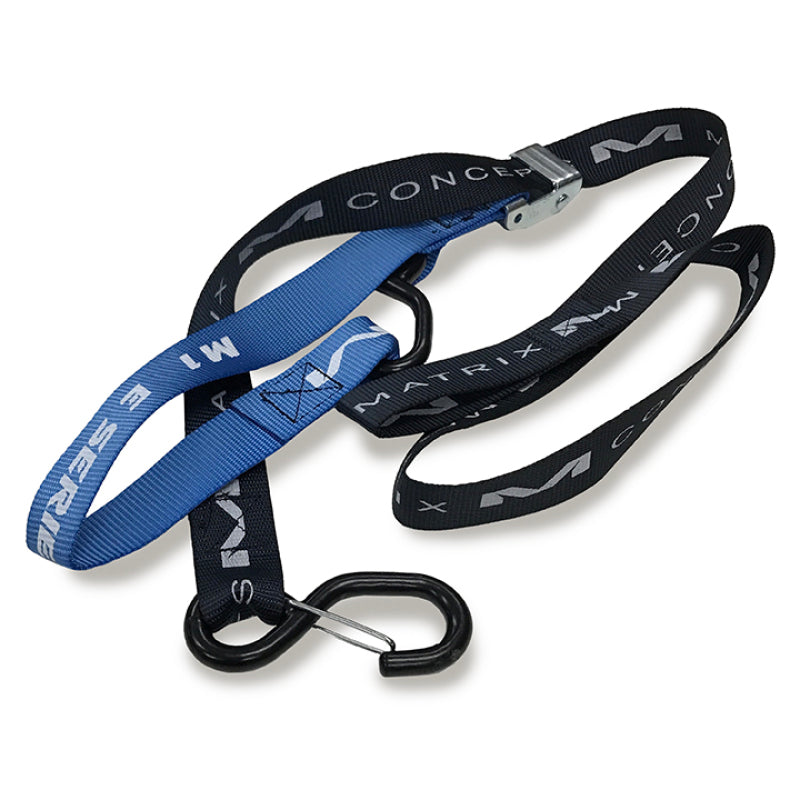 Matrix Concepts E Series 1 Inch Tie Down Set - Blue Cargo Tie-Downs Matrix Concepts