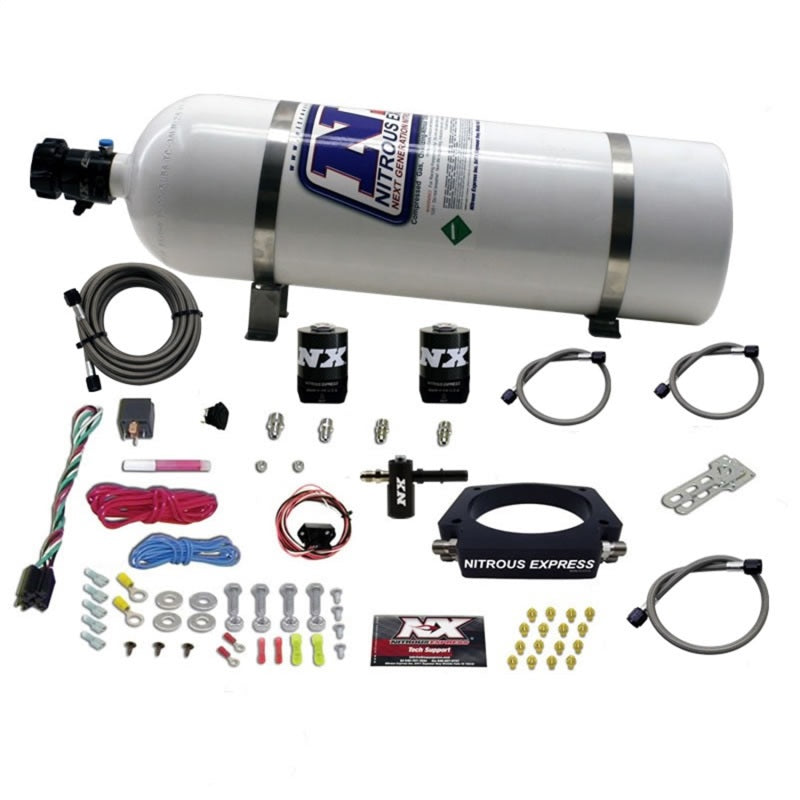 Nitrous Express 2014+ Chevrolet Corvette C7 Nitrous Plate Kit (50-300HP) w/15lb Bottle Nitrous Systems Nitrous Express