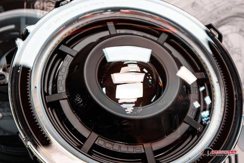 Oracle Oculus Bi-LED Projector Headlights for Jeep JL/Gladiator JT - Matte Blk - 5500K Headlights ORACLE Lighting