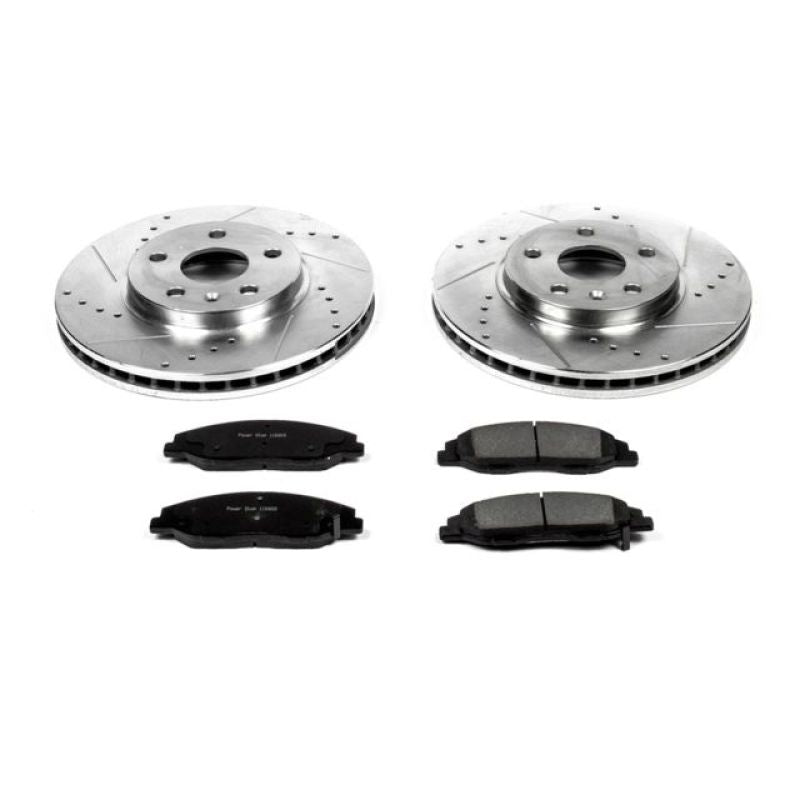 Power Stop 08-14 Cadillac CTS Front Z23 Evolution Sport Brake Kit Brake Kits - Performance D&S PowerStop