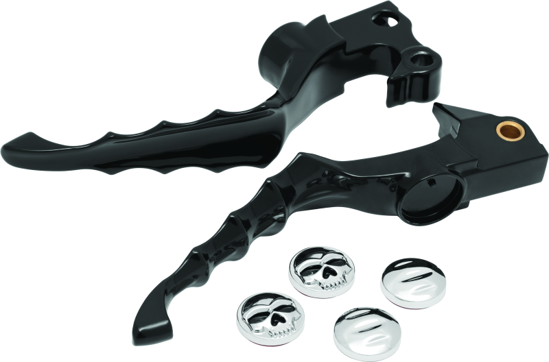 Kuryakyn Zombie Levers 04-13 XL Models Gloss Black Levers Kuryakyn