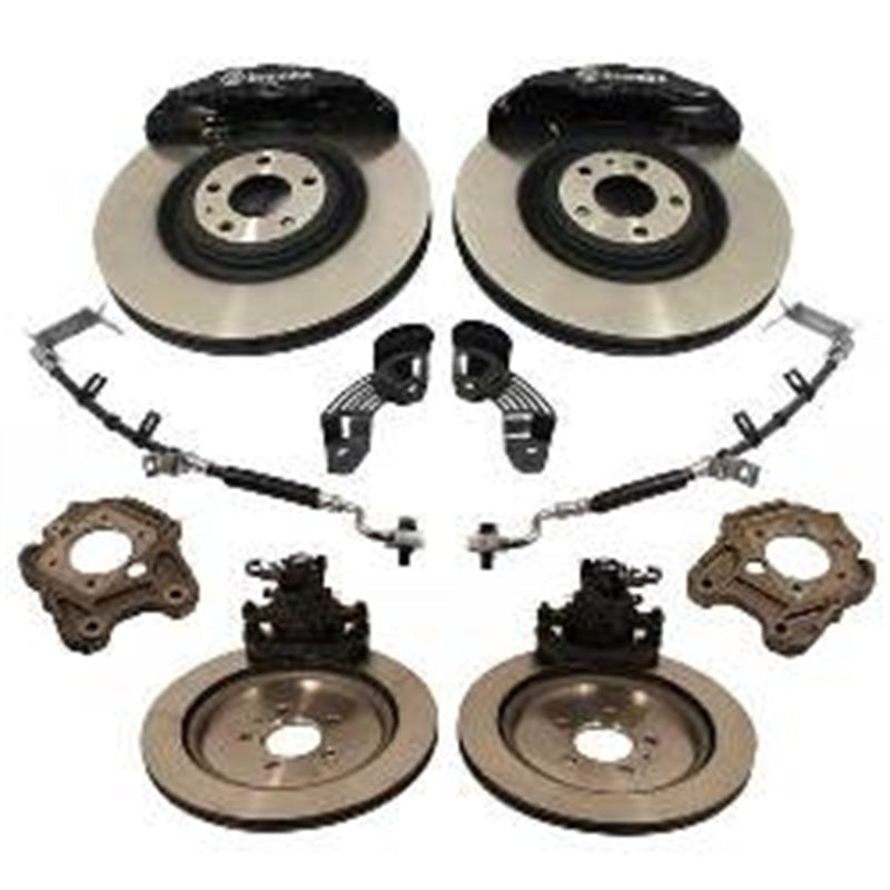 Ford Racing 2005-2014 Mustang Six Piston 15-inch Brake Upgrade Kit Big Brake Kits Ford Racing
