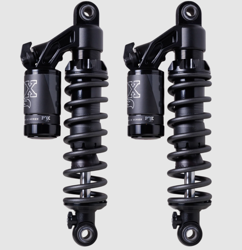 Fox 93-17 Harley-Davidson FXDWG Dyna Wide Glide Rear QS3-QSR Performance Series Shock Kit Shocks and Struts FOX Powersports
