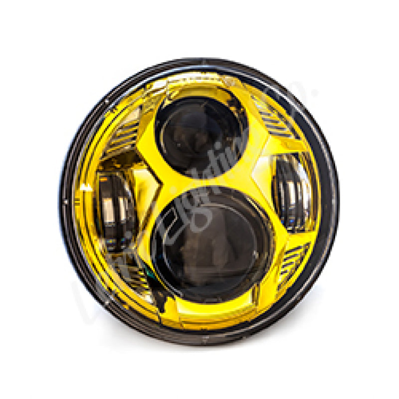 Letric Lighting 5.75in Gold LED Headlights Letric Lighting