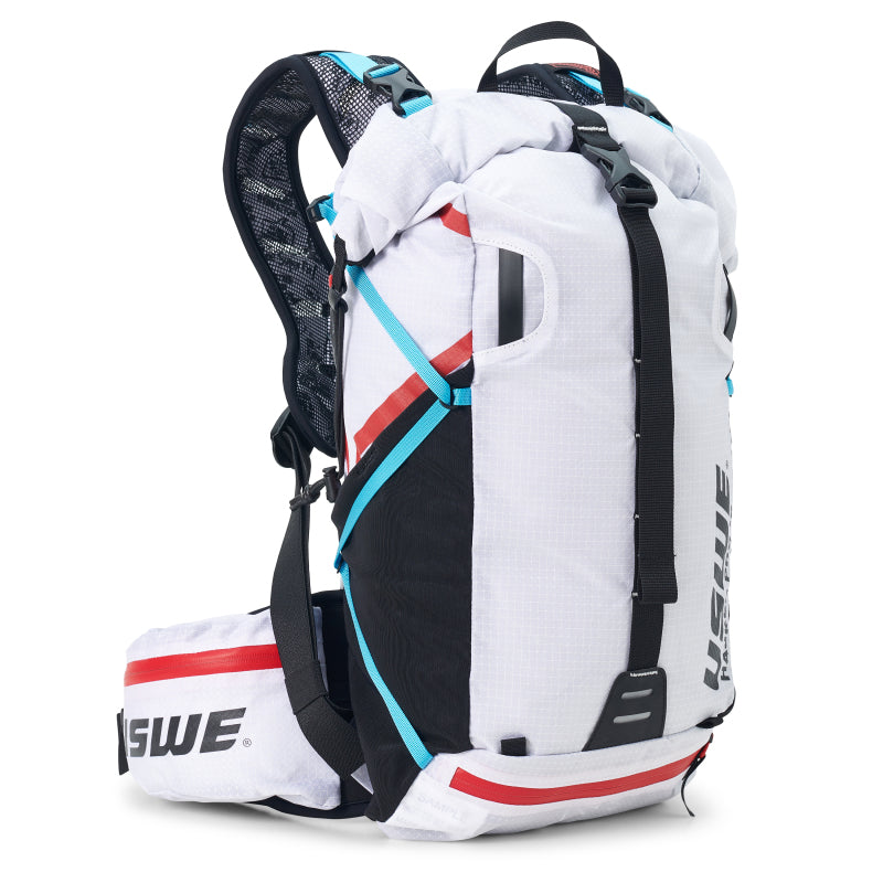 USWE Hajker Pro Winter Rolltop Daypack 30L - Cool White Bags - Backpacks USWE