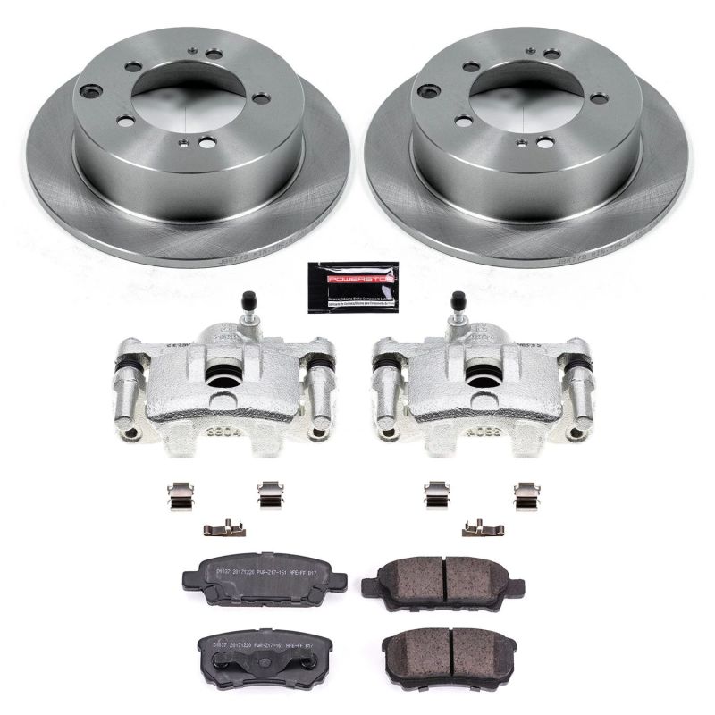 Power Stop 04-06 Mitsubishi Lancer Rear Autospecialty Brake Kit w/Calipers Brake Kits - OE PowerStop