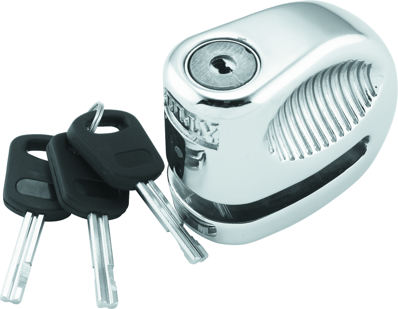 Bully Lock Disc Chrome w/ Pouch - 5.5mm Security Locks BikeMaster