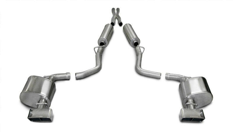 Corsa 2009-2010 Dodge Challenger R/T 5.7L V8 Auto Polished Xtreme Cat-Back Exhaust Catback CORSA Performance