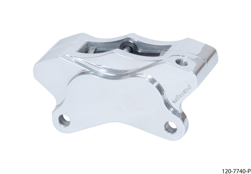 Wilwood Caliper-GP310 Polished Rear 1.25in Pistons .25in Disc Brake Calipers - Perf Wilwood