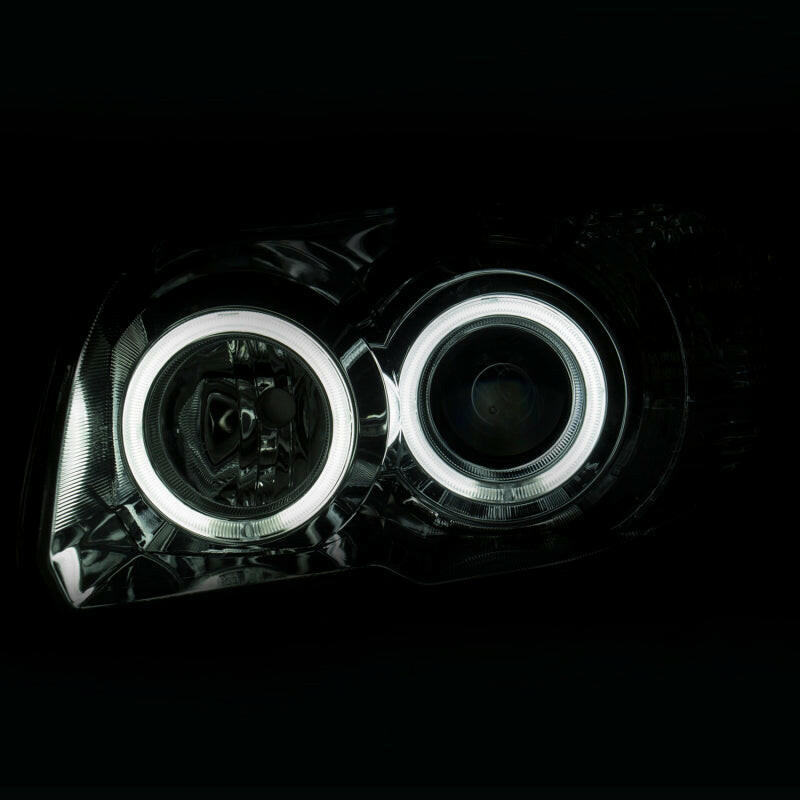 ANZO 2006-2009 Toyota 4Runner Projector Headlights w/ Halo Chrome Headlights ANZO