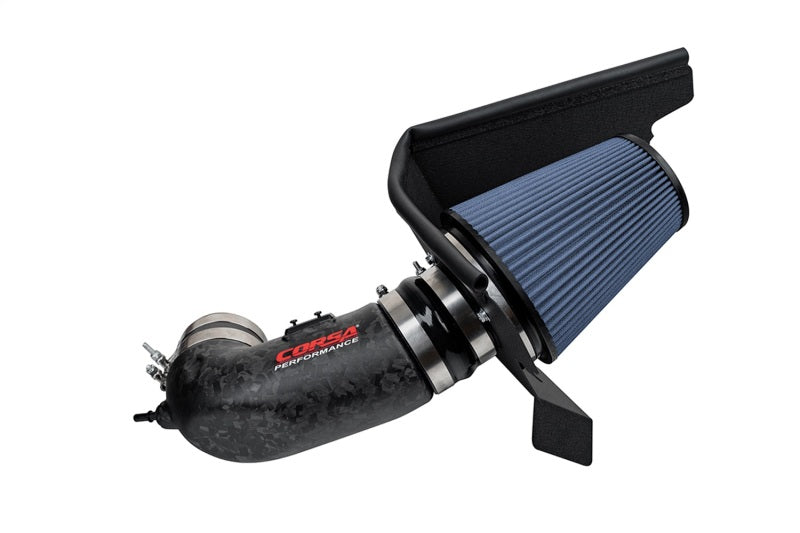 Corsa 17-24 Chevrolet Camaro ZL1 Matte Forged Carbon Fiber Air Intake w/ MaxFlow 5 Oiled Filter Cold Air Intakes CORSA Performance