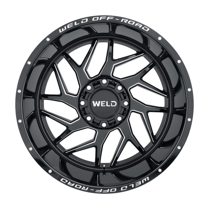 Weld Off-Road W117 22X10 Fulcrum 6X135 6X139.7 ET13 BS6.00 Gloss Black MIL 106.1 Wheels - Cast Weld