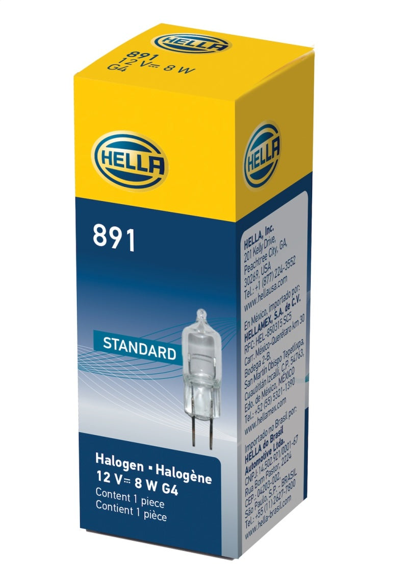 Hella Bulb 891 12V 8W G4 T325 Bulbs Hella