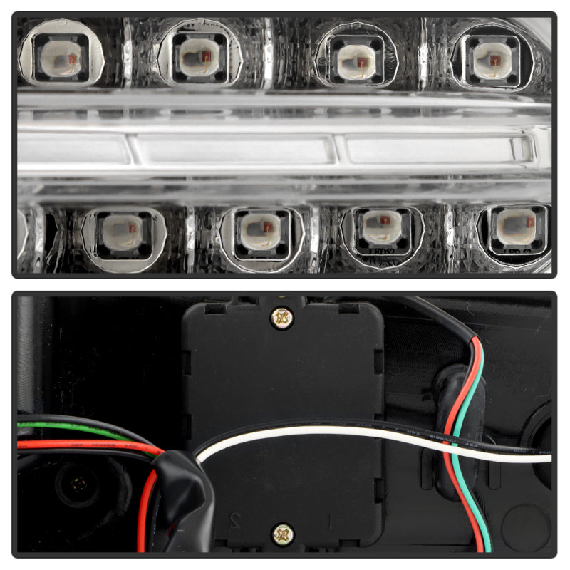 Spyder Chevy Camaro 16-18 (Do Not Fit Halogen Model) LED Tail Lights Chrome ALT-YD-CCAM16LED-SEQ-C Tail Lights SPYDER