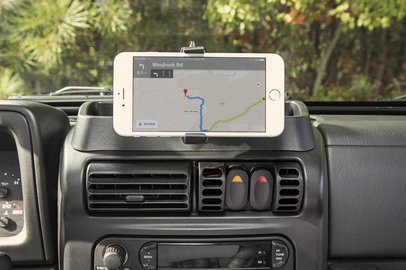 Rugged Ridge Dash Multi-Mount W/Phone Holder 97-06 Jeep Wrangler Dash & Interior Trim Rugged Ridge
