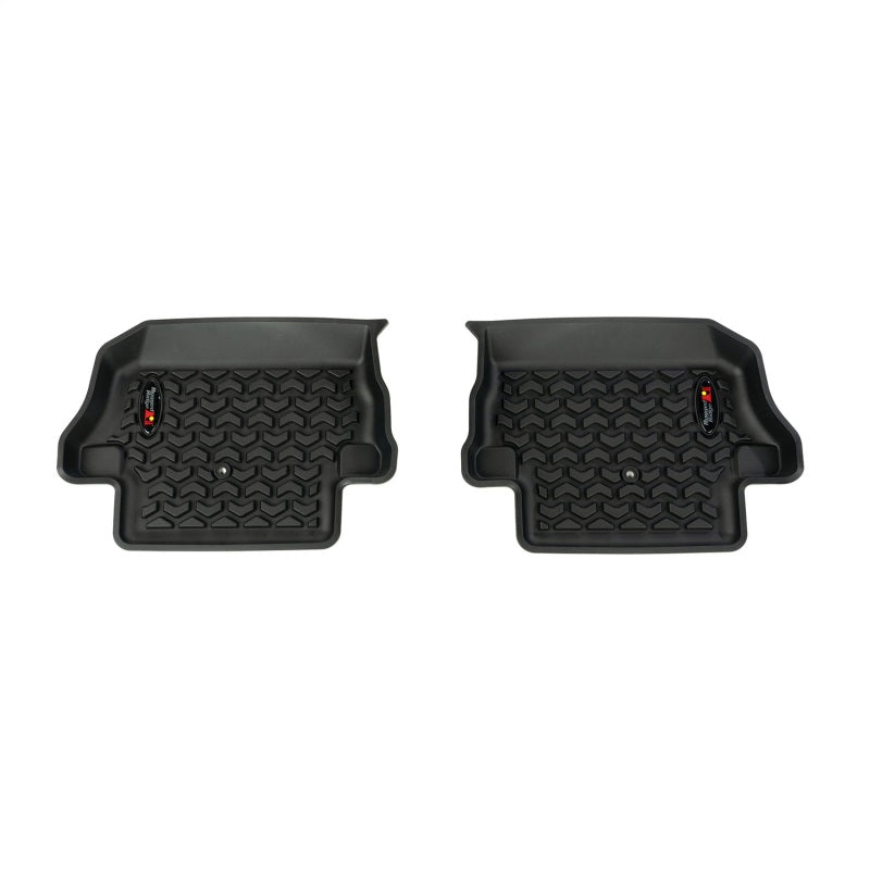 Rugged Ridge Floor Liner Rear Black 2018-2020 Jeep Wrangler JL 2 Dr Floor Mats - Rubber Rugged Ridge
