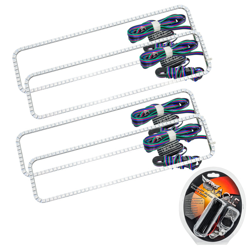 Oracle GMC Sierra 88-98 Dual Halo Kit - ColorSHIFT Headlights ORACLE Lighting