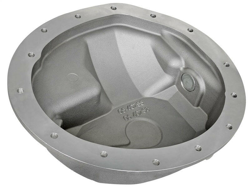 aFe Front Differential Cover (Raw; Street Series); Dodge Diesel Trucks 03-12 L6-5.9/6.7L (td) Diff Covers aFe