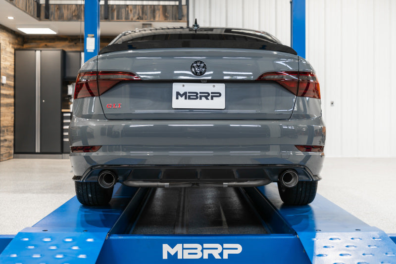 MBRP 19-21 VW Jetta GLI T304 SS 3in Cat-Back Dual Split Rear Exit Exhaust - Carbon Fiber Tips Catback MBRP
