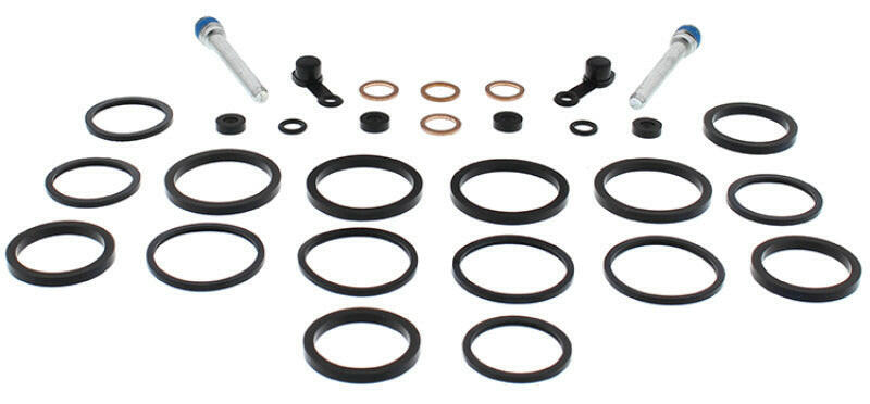 All Balls Racing 90-91 Honda VFR400 Caliper Rebuild Kit - Front Brake Caliper Rebuild Kits All Balls Racing