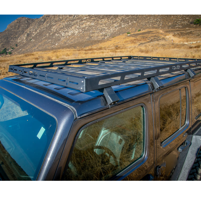 DV8 Offroad 18-21 Jeep Wrangler JL 4-Door Roof Rack Roof Rack DV8 Offroad