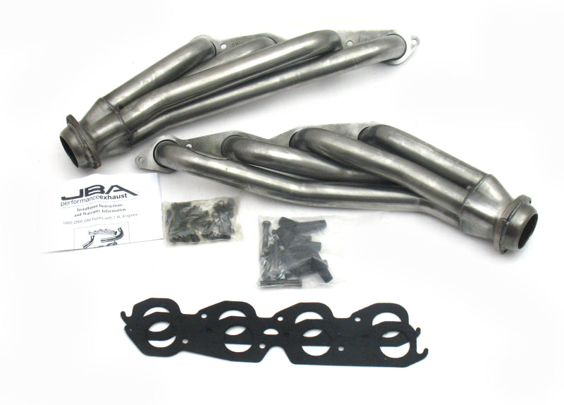JBA 92-95 GM Truck 7.4L Vortec 1-3/4in Primary Raw 409SS Cat4Ward Header Headers & Manifolds JBA