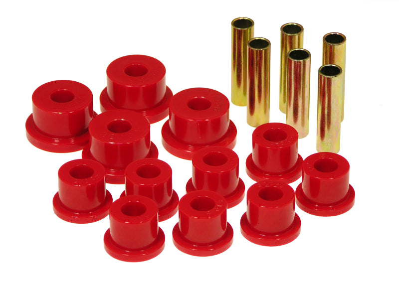 Prothane Suzuki Samurai Spring & Shackle Bushings (Aftermarket Shackles) - Red Bushing Kits Prothane