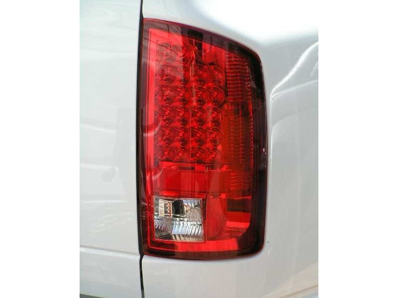 Spyder Dodge Ram 1500 09-14 LED Tail Lights Incandescent- Red Clear ALT-YD-DRAM09-LED-RC Tail Lights SPYDER