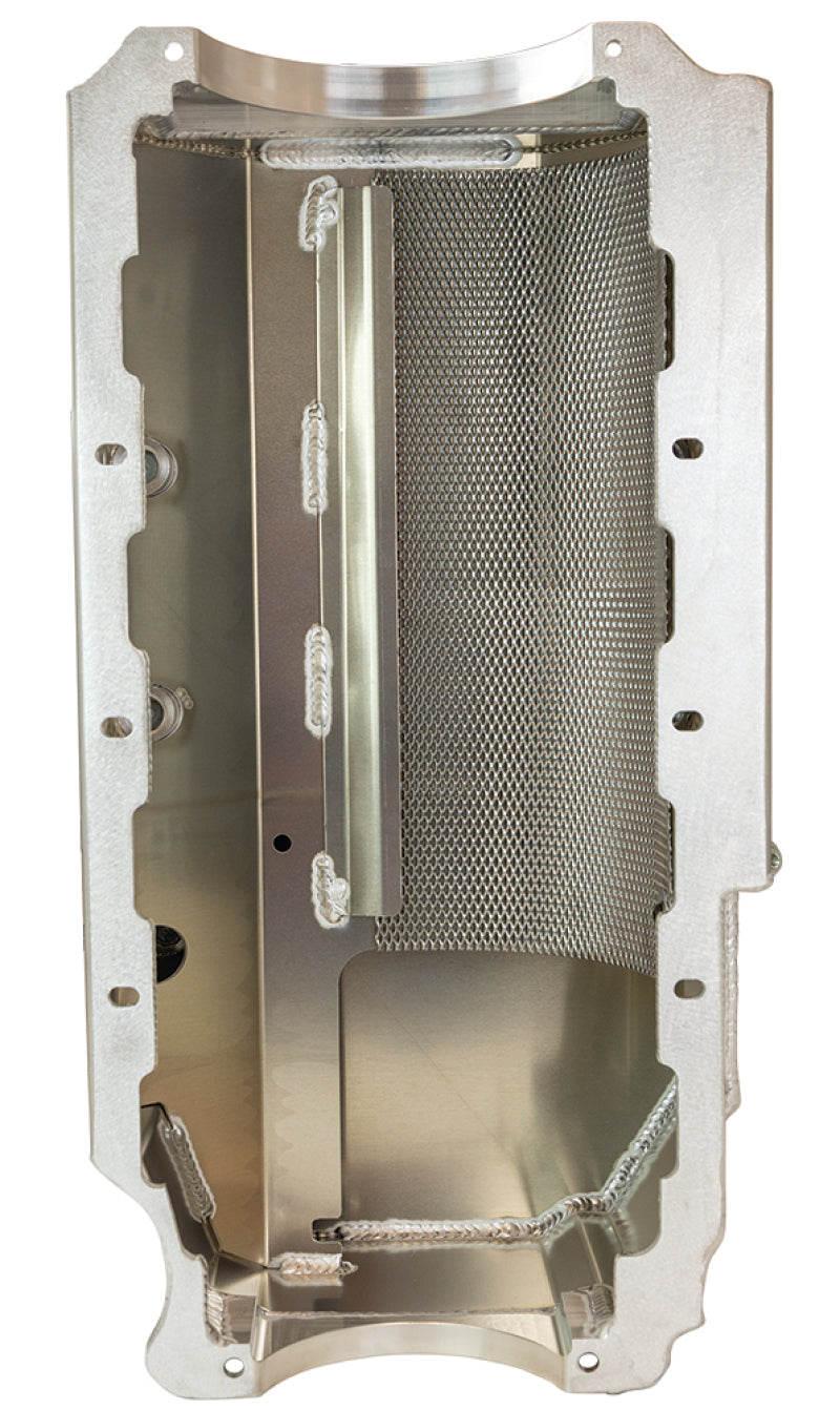 Moroso Donovan 700/DRC2 Big Block (w/Double Power Kick Outs) Wet Sump 6-7qt 8in Aluminum Oil Pan Oil Pans Moroso