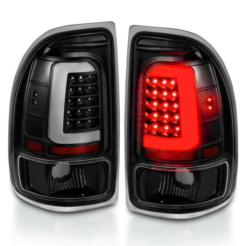 ANZO 1997-2004 Dodge Dakota LED Taillights Black Housing Clear Lens Pair Tail Lights ANZO