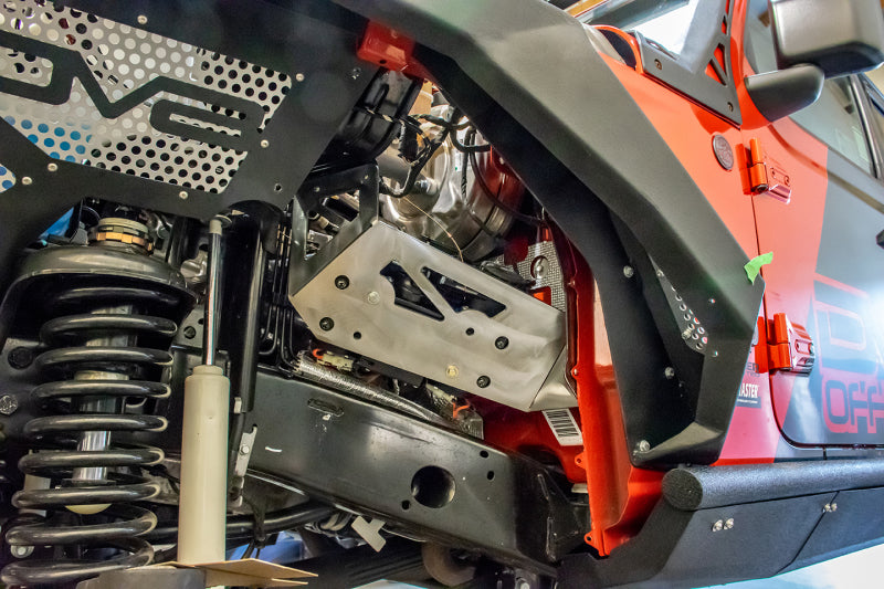 DV8 Offroad 2018+ Jeep JL / JT Engine Bay Compressor Mount Air Compressors DV8 Offroad