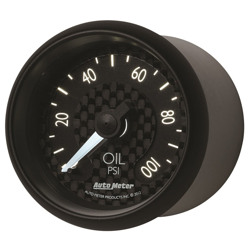 Autometer GT Series 52mm Mechanical 0-100 psi Oil Pressure Gauge Gauges AutoMeter
