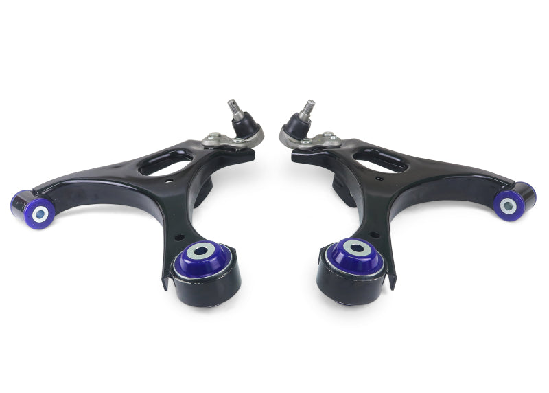 SuperPro 06 Honda Civic DX Front Lower Control Arm Set W/ Bushings Control Arms Superpro