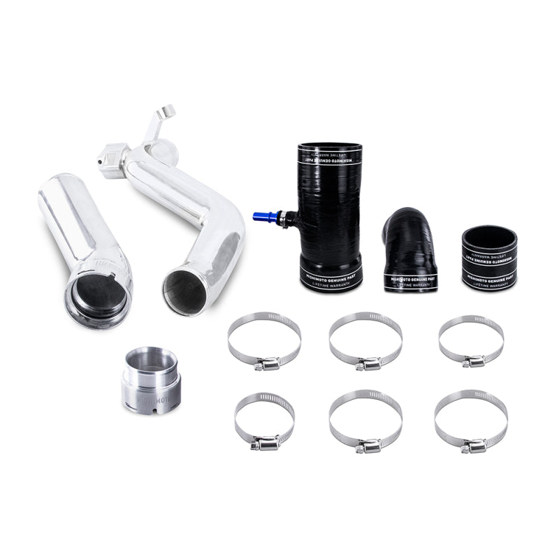 Mishimoto 2019+ Ford Ranger 2.3L Intercooler Pipe & Boot Kit - Polished Silicone Couplers & Hoses Mishimoto
