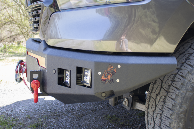 Fishbone Offroad 2019+ Ram 1500 Pike Winch Plate - Black Winch Accessories Fishbone Offroad