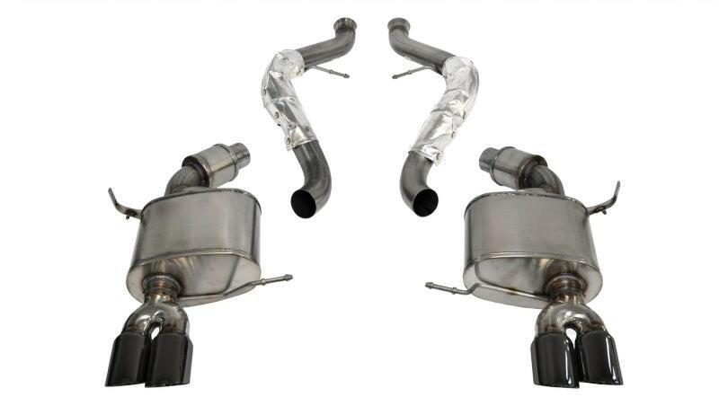Corsa 2008-2012 BMW M3 E90 Black Sport Cat-Back Exhaust Catback CORSA Performance