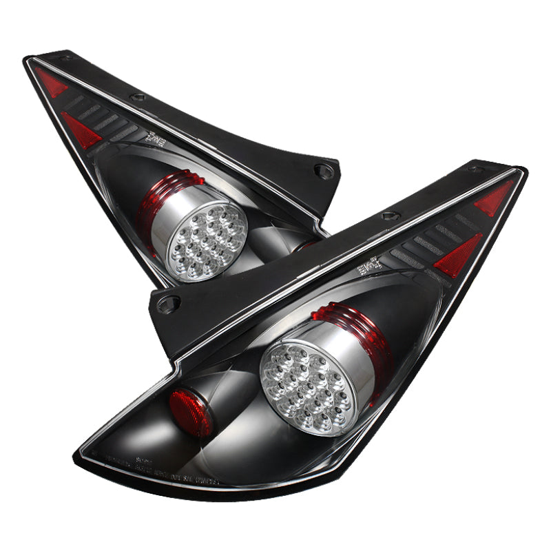 Spyder Nissan 350Z 03-05 LED Tail Lights Black ALT-YD-N350Z02-LED-BK Tail Lights SPYDER