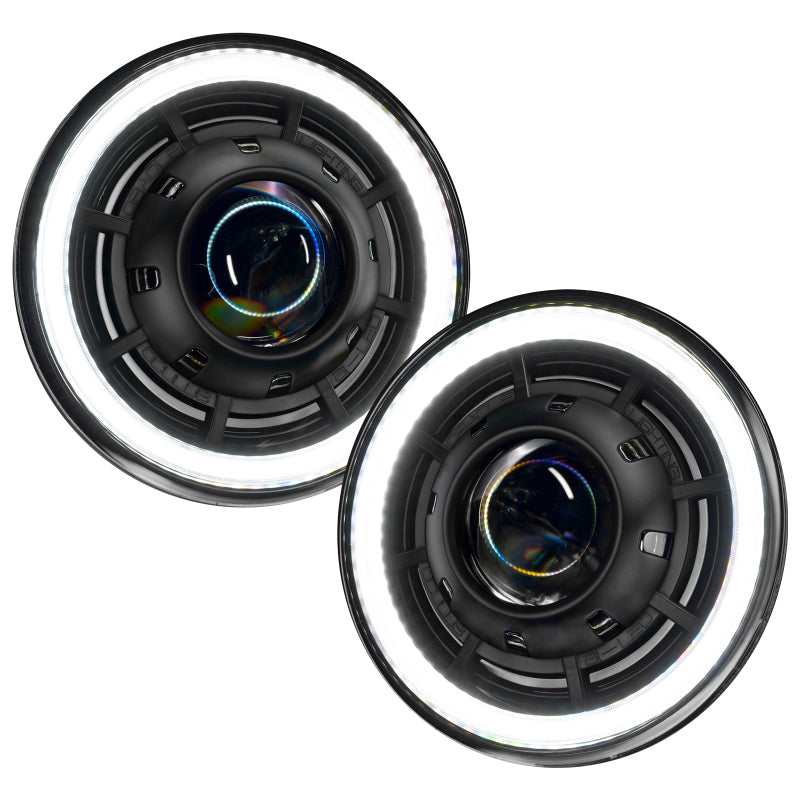 ORACLE Lighting 0718 Jeep Wrangler JK Oculus 7in Switchback Bi-LED Projector Headlights Light Bars & Cubes ORACLE Lighting