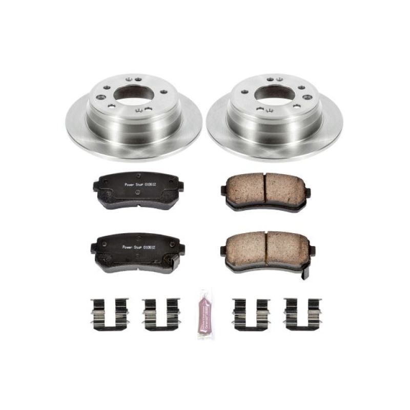 Power Stop 09-12 Hyundai Elantra Rear Autospecialty Brake Kit Brake Kits - OE PowerStop