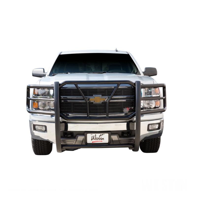Westin 2014-2015 Chevrolet Silverado 1500 HDX Grille Guard - Black Grille Guards Westin