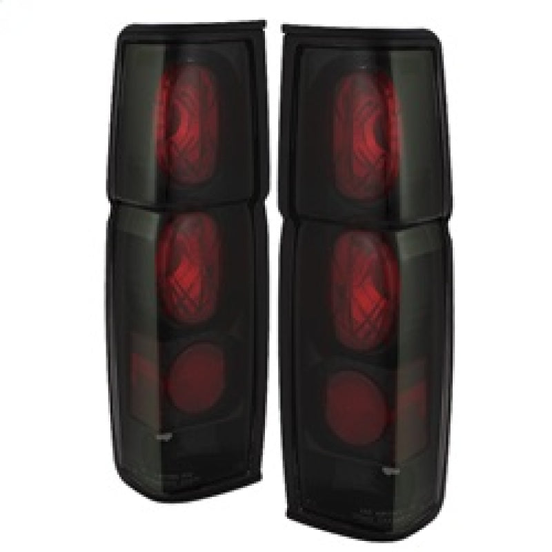 Spyder Nissan Hardbody 86-97 Euro Style Tail Lights Black Smoke ALT-YD-NH86-BSM Tail Lights SPYDER