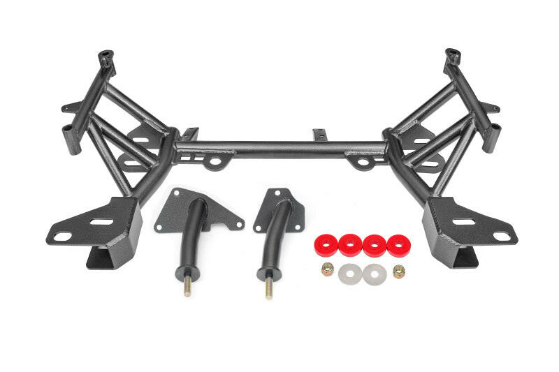 BMR 93-02 4th Gen F-Body K-Member LT1 Motor Mounts Pinto Rack Mounts Black Hammertone Engine Mounts BMR Suspension