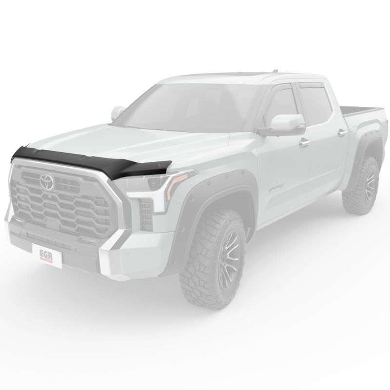 EGR 22-23 Toyota Tundra Superguard Hood Guard - Dark Smoke Hood Deflectors EGR