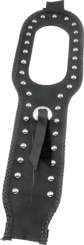 Mustang 91-03 Harley Dyna Tank Bib w/Studs - Black Tank Bibs Mustang Motorcycle