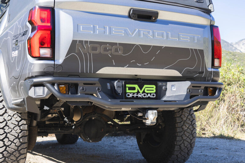 DV8 Offroad 23-26 Chevrolet Colorado/GMC Canyon Tube Rear Bumper - Micro Texture Black Powder Coat Bumpers - Steel DV8 Offroad